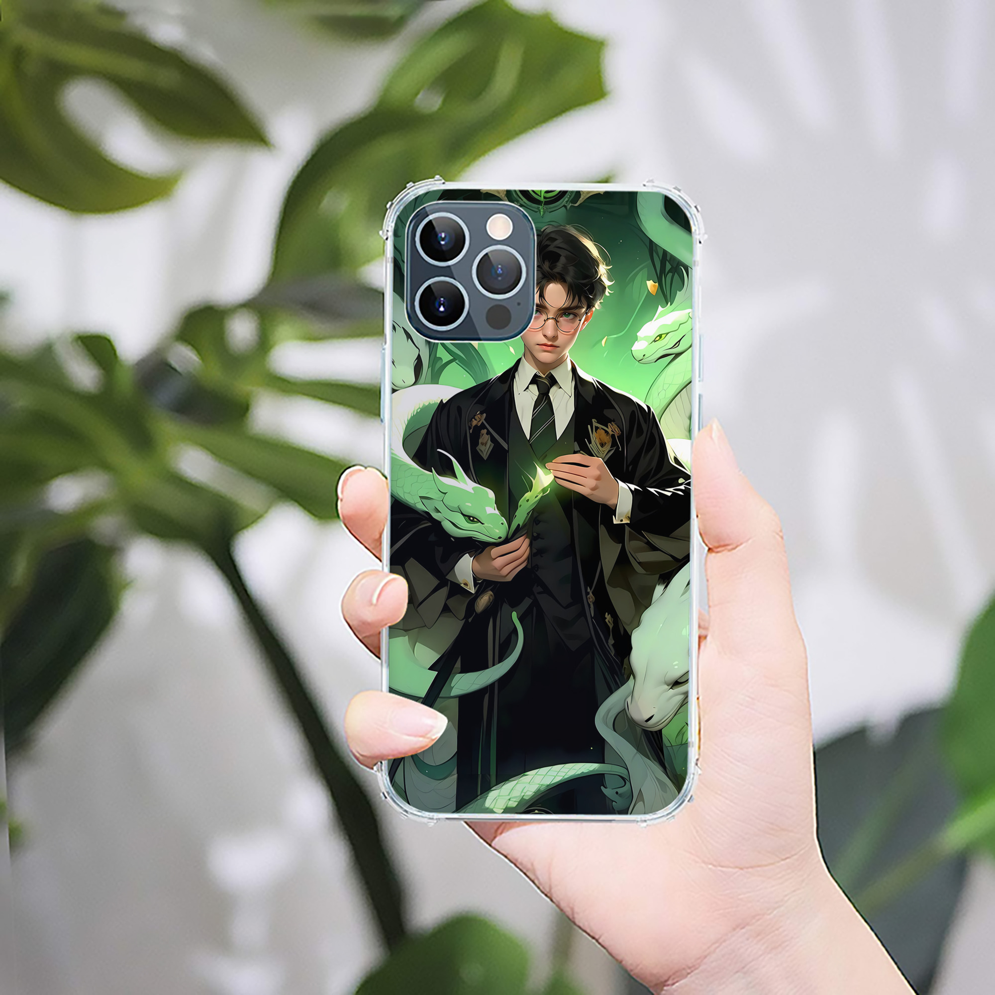 （画像用） Harry Potter ハリー・ポッターシリーズ 【iPhone 12シリーズ対応】透明スマホケース（クリアソフトケース）